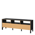 Madrid TV Unit 3 Drawers in Matt Black - image 4