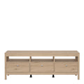 Madrid TV-Unit 3 Drawers in Jackson Hickory Oak - image 2