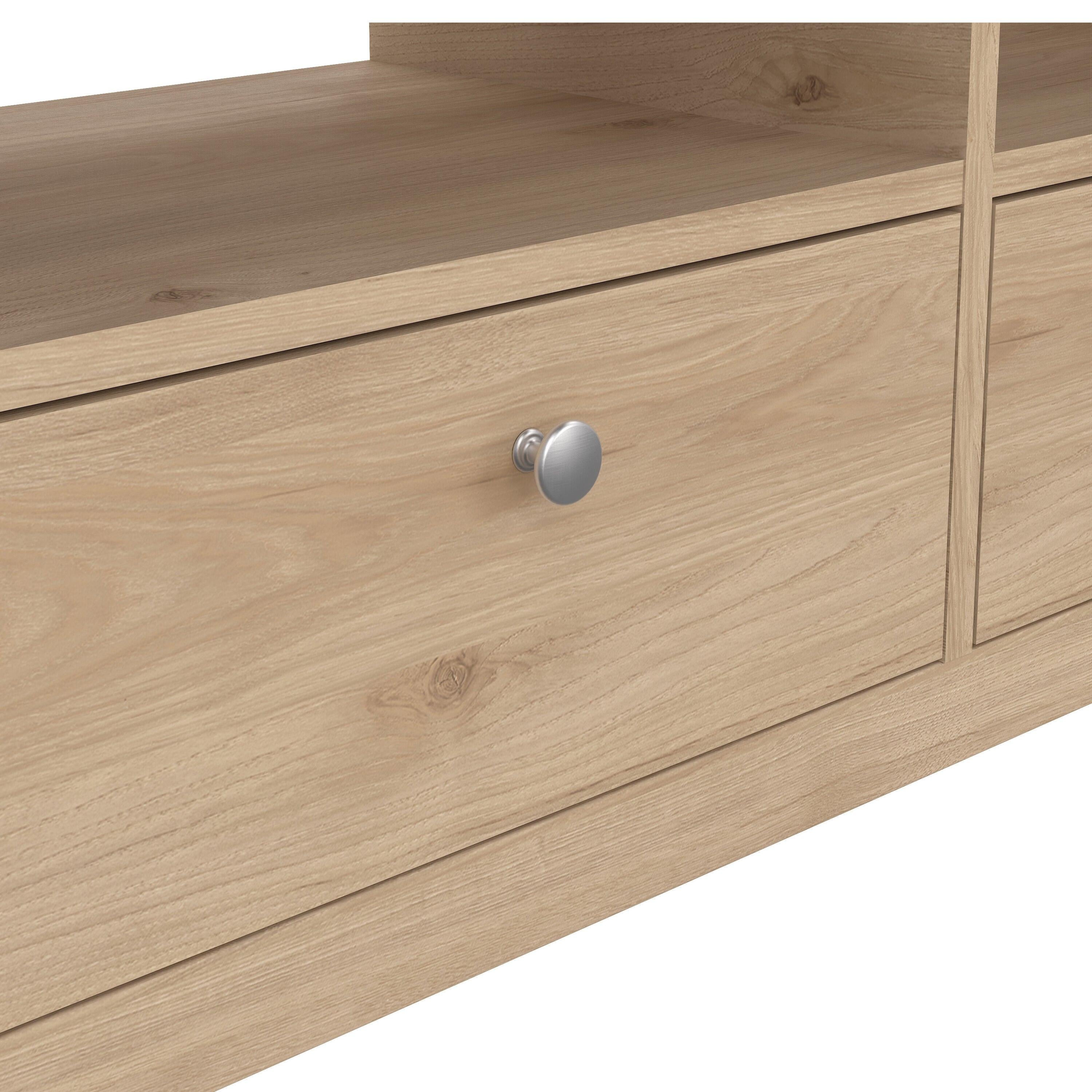 Madrid TV-Unit 3 Drawers in Jackson Hickory Oak - image 8