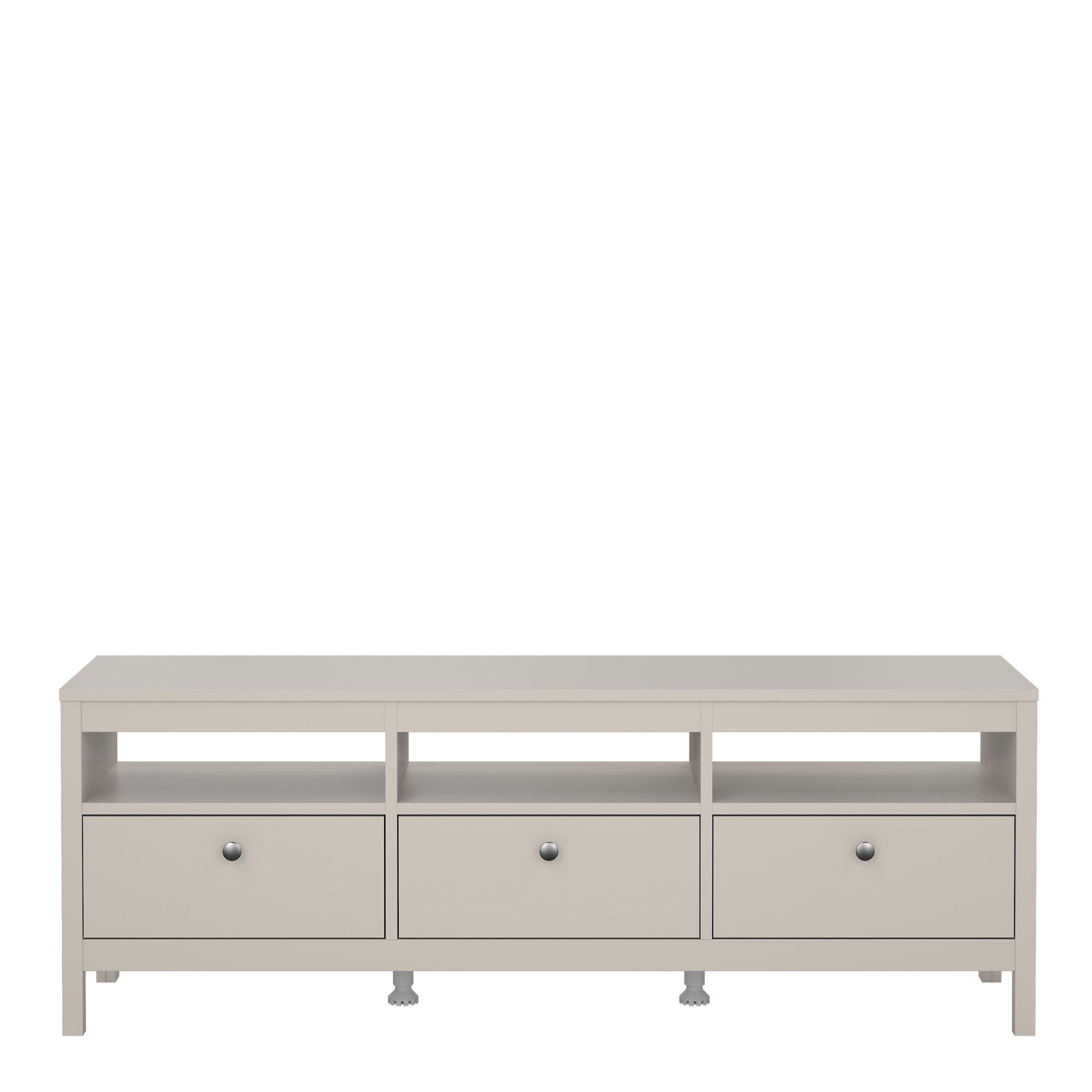 Madrid TV Unit 3 Drawers in Cashmere - image 2