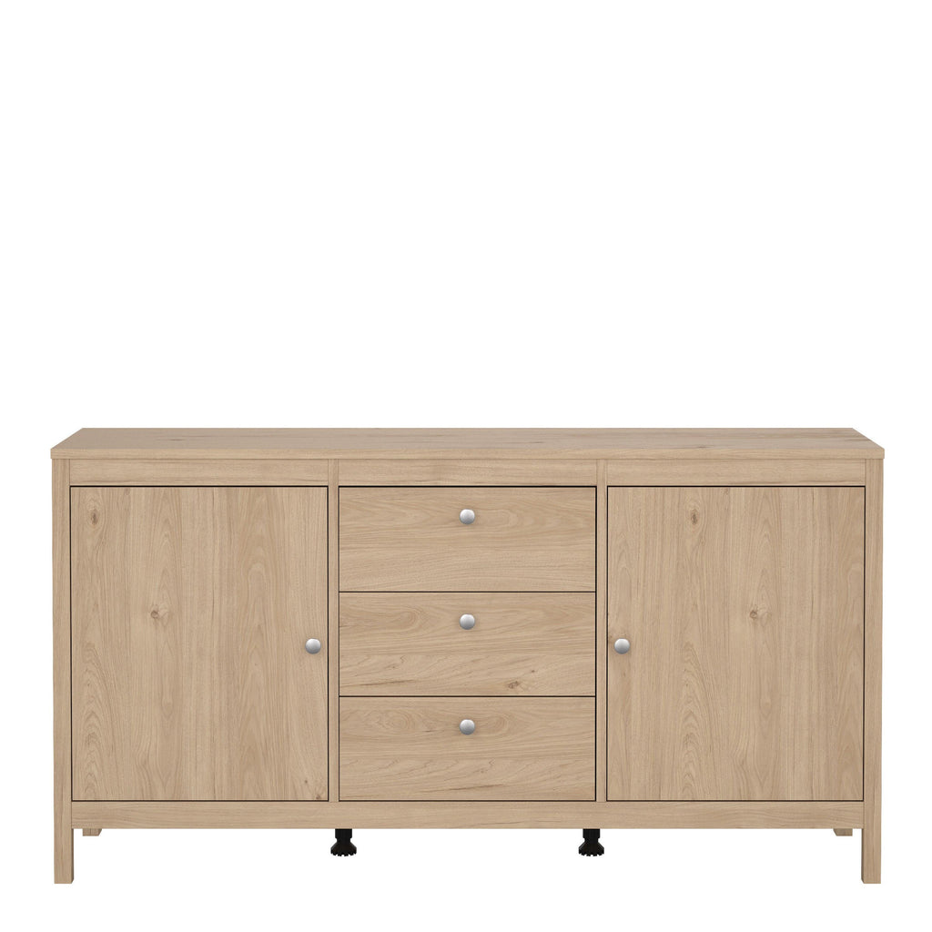 Madrid Sideboard 2 Doors + 3 Drawers in Jackson Hickory Oak - image 2