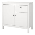 Madrid Sideboard 2 Doors 1 Drawer in White - image 3