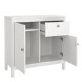 Madrid Sideboard 2 Doors 1 Drawer in White - image 5