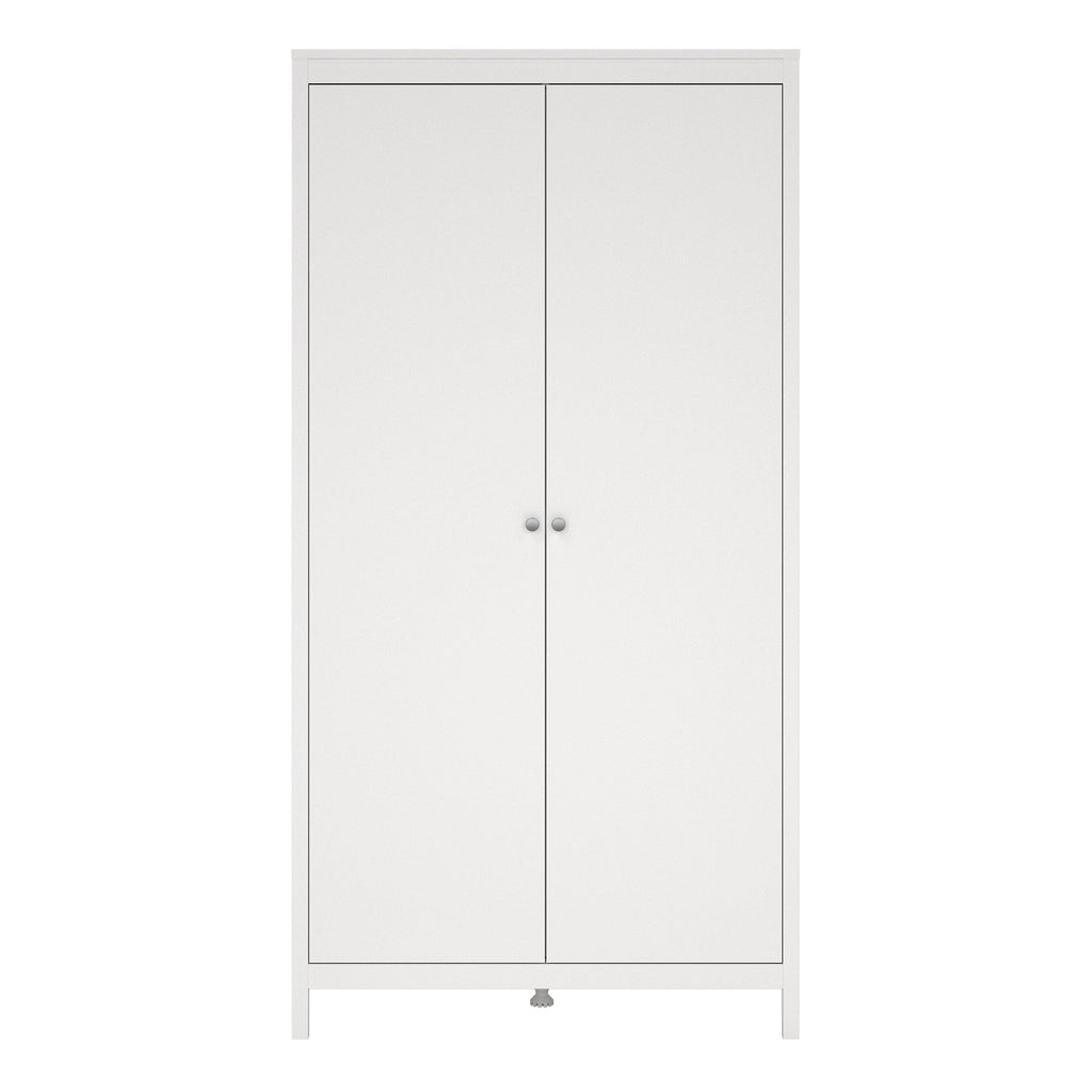 Madrid Wardrobe with 2 Doors in White - image 2