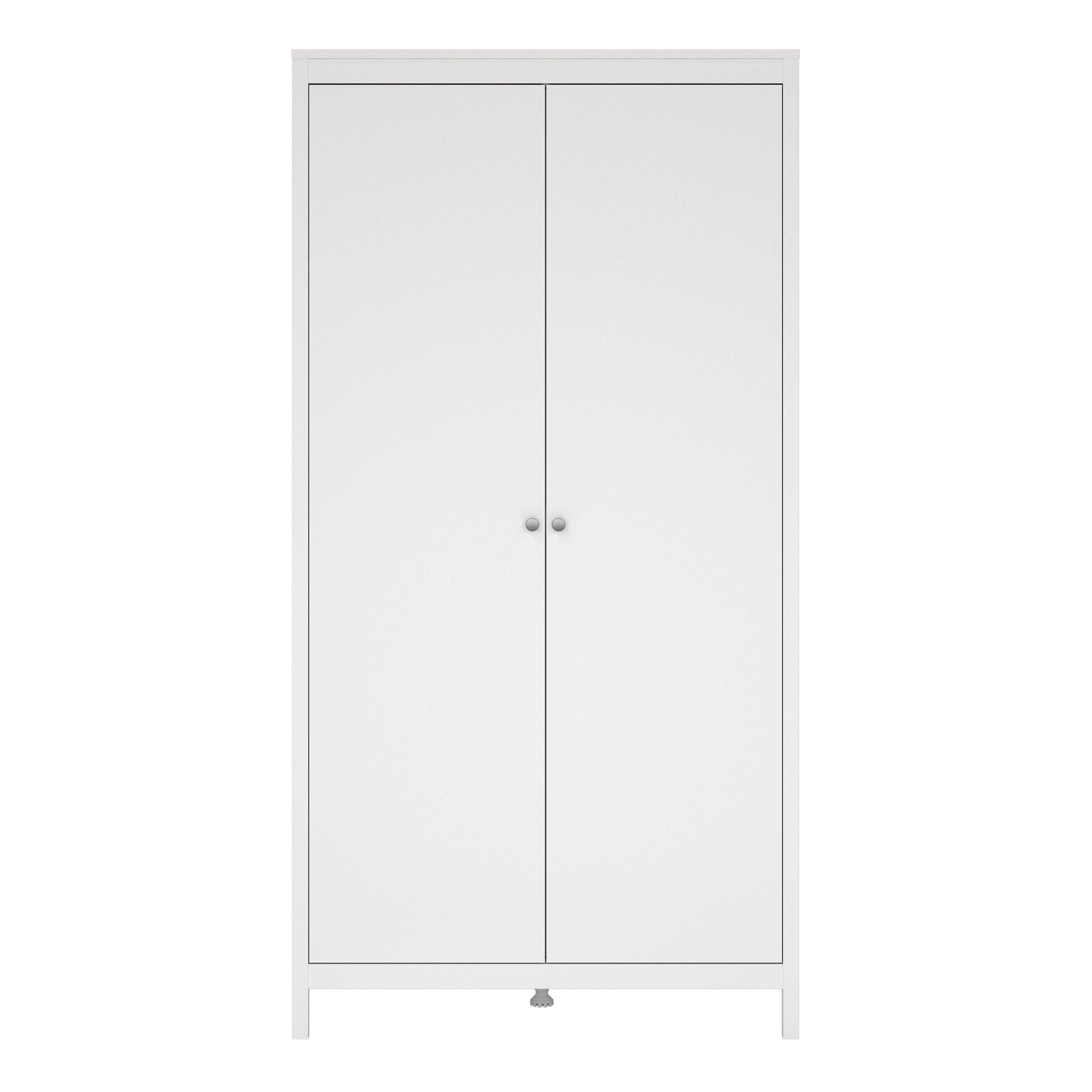 Madrid Wardrobe with 2 Doors in White - image 2