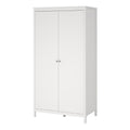 Madrid Wardrobe with 2 Doors in White - image 3