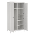 Madrid Wardrobe with 2 Doors in White - image 5