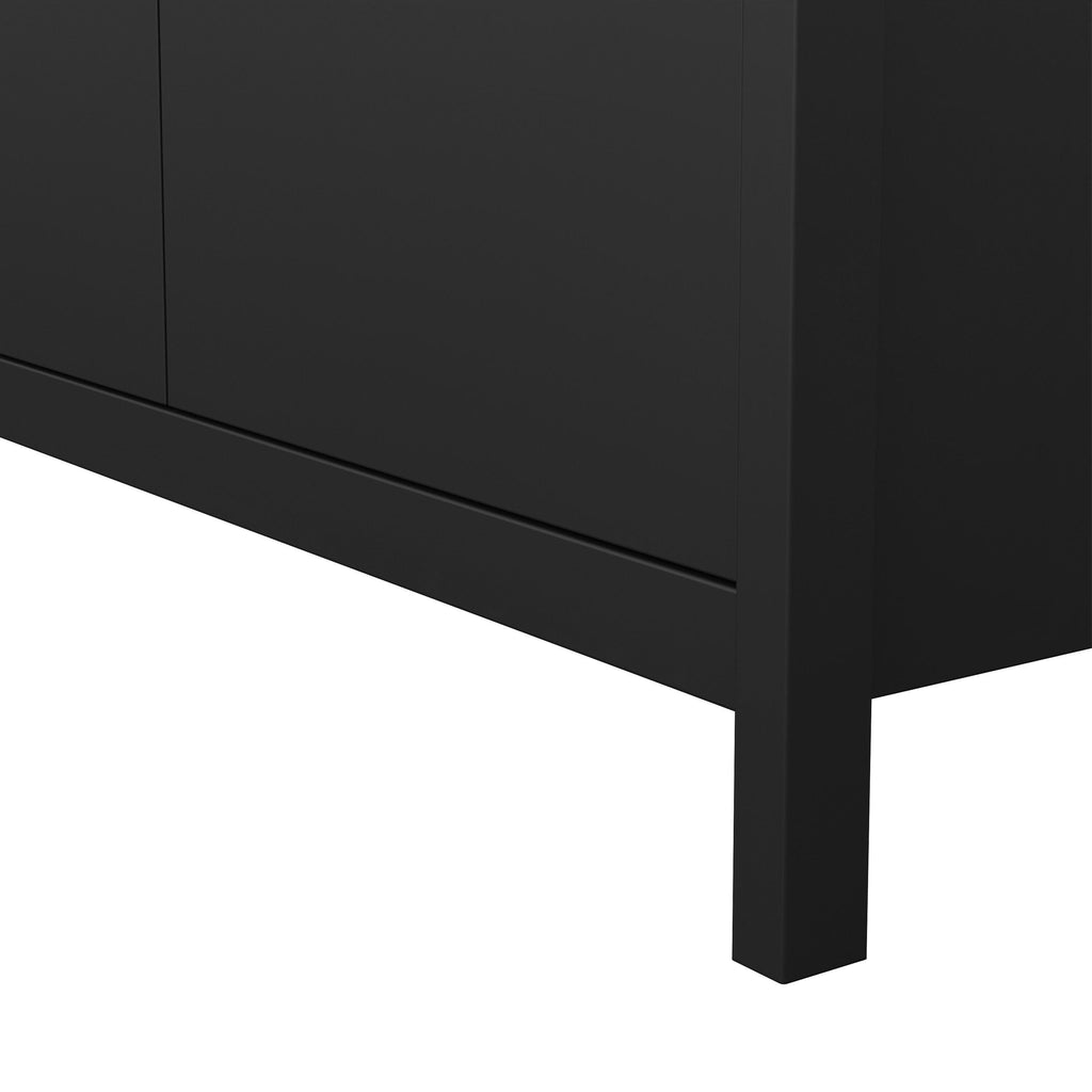 Madrid Wardrobe with 2 Doors in Matt Black - image 8