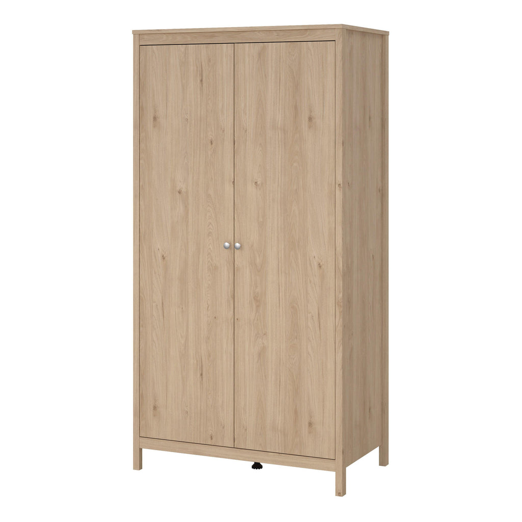 Madrid Wardrobe with 2 Doors in Jackson Hickory Oak - image 3