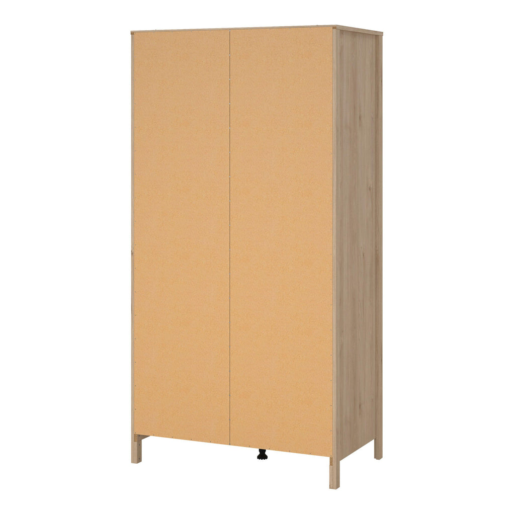 Madrid Wardrobe with 2 Doors in Jackson Hickory Oak - image 4