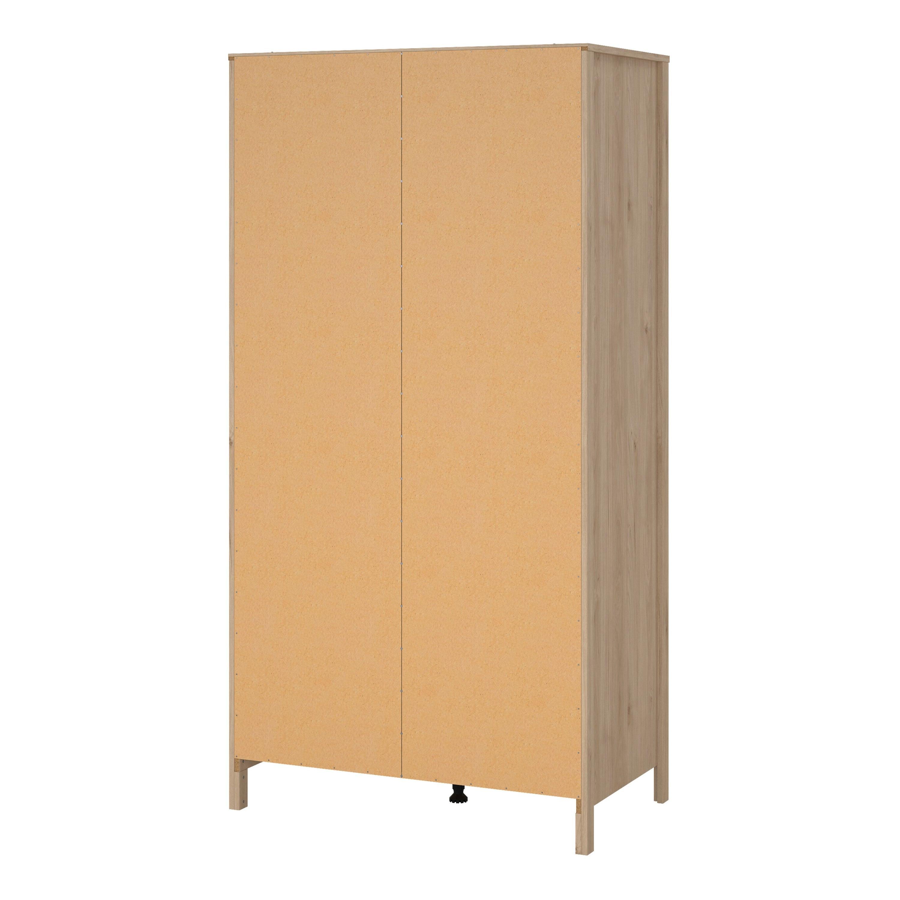 Madrid Wardrobe with 2 Doors in Jackson Hickory Oak - image 4