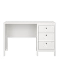 Madrid Desk 3 Drawers White - image 2