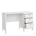 Madrid Desk 3 Drawers White - image 5