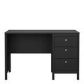 Madrid Desk 3 Drawers Matt Black - image 2