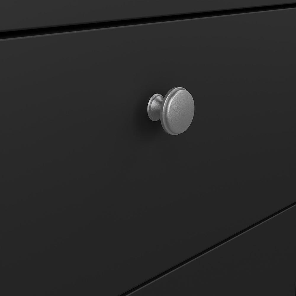 Madrid Desk 3 Drawers Matt Black - image 8