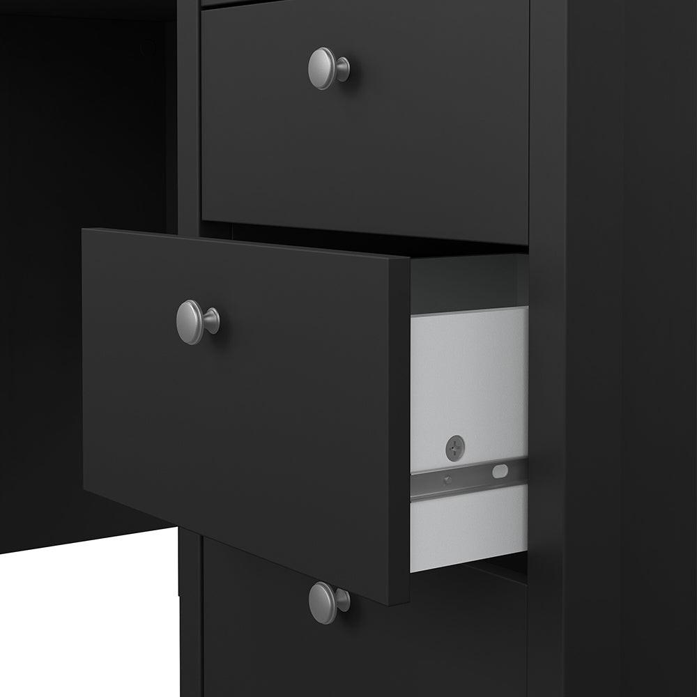 Madrid Desk 3 Drawers Matt Black - image 9