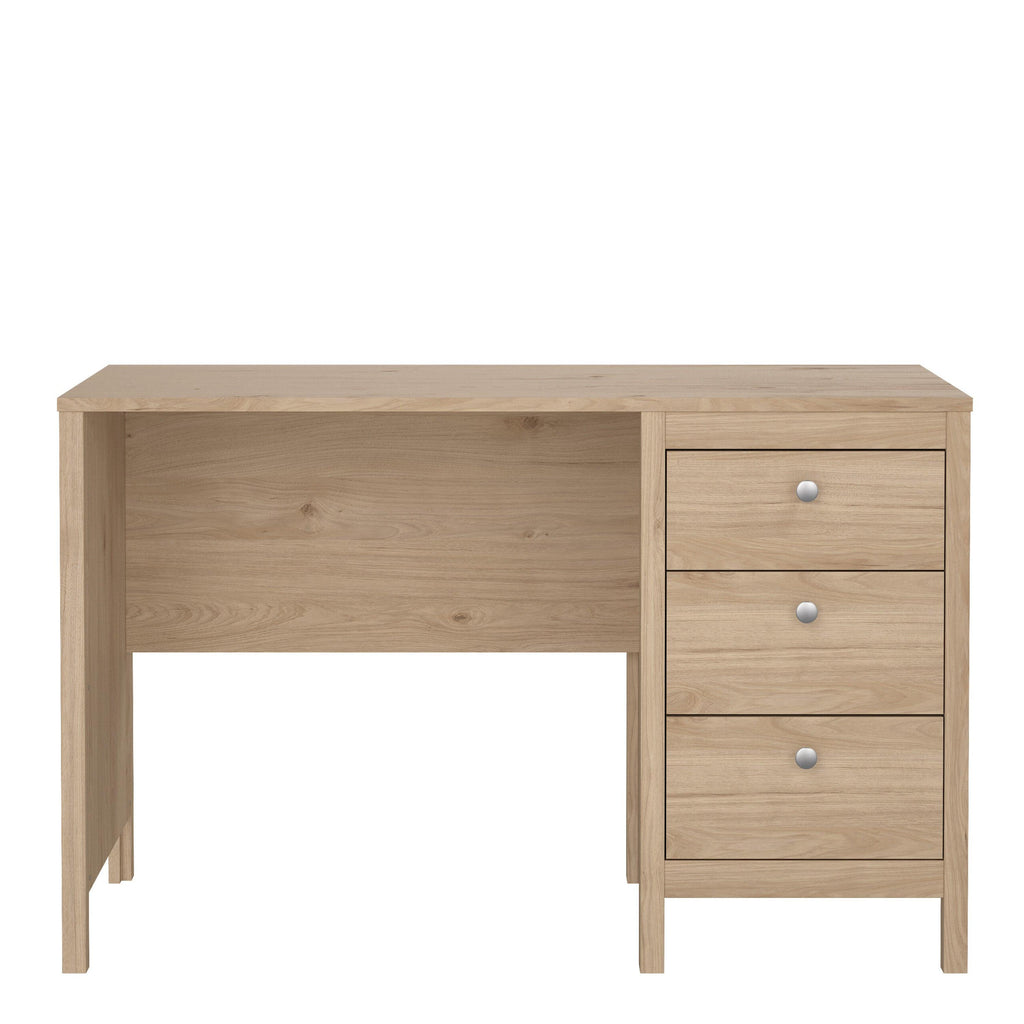 Madrid Desk 3 Drawers in Jackson Hickory Oak - image 2