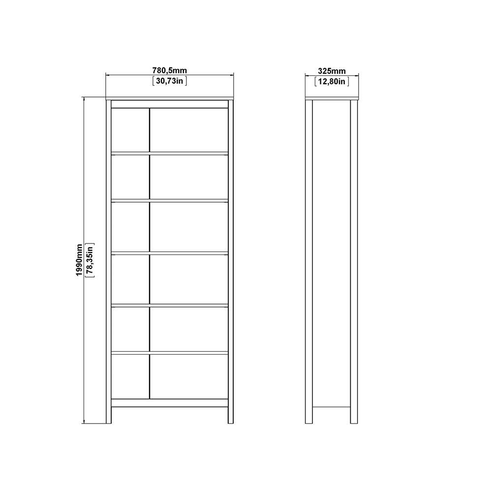 Madrid Bookcase in Black - image 9