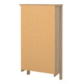 Madrid Shoe Cabinet 2 Flap Doors in Jackson Hickory Oak - image 4