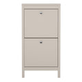 Madrid Shoe Cabinet 2 Flip Down Doors in Cashmere - image 2
