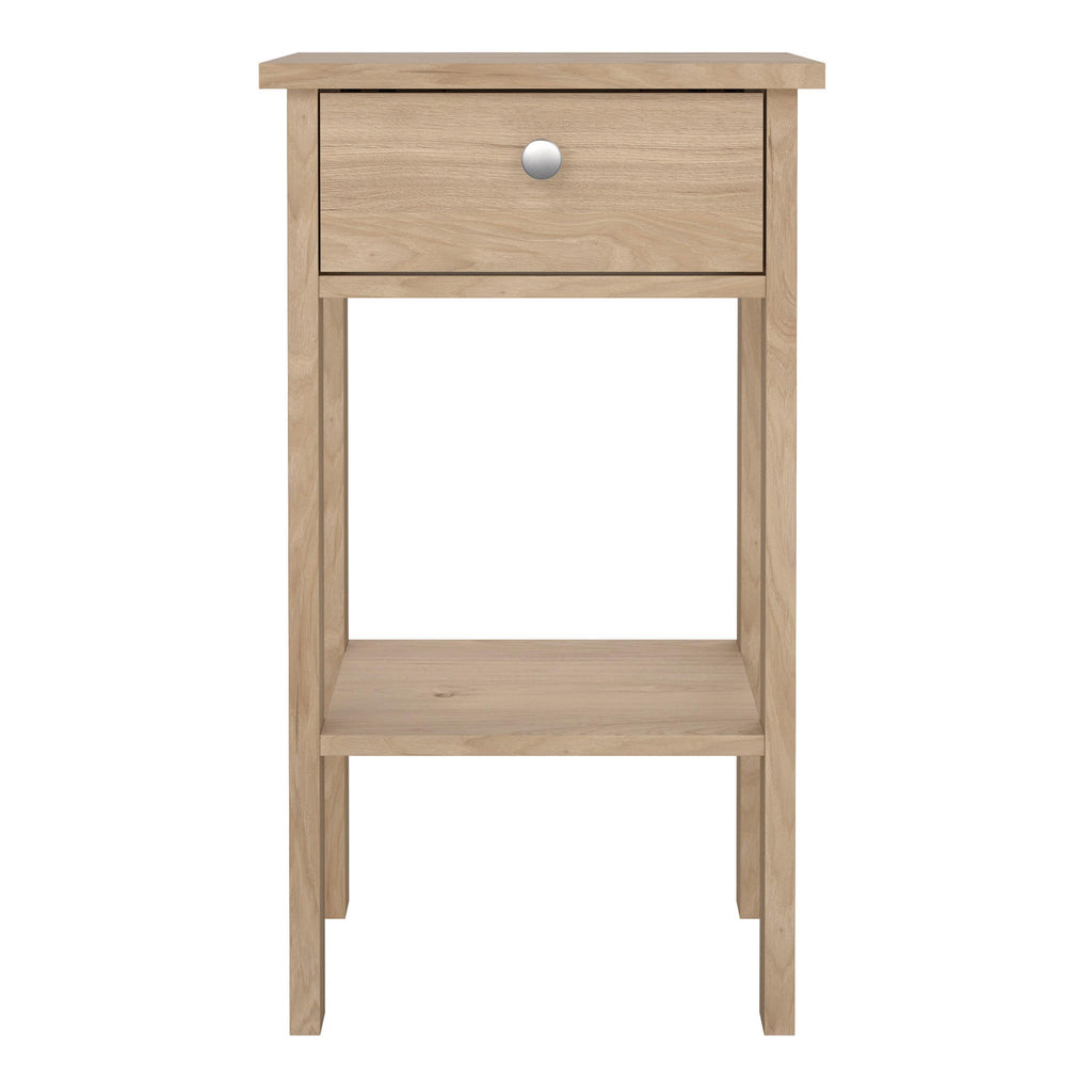Madrid Bedside Table with 1 Drawers in Jackson Hickory Oak - image 2