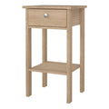 Madrid Bedside Table with 1 Drawers in Jackson Hickory Oak - image 3