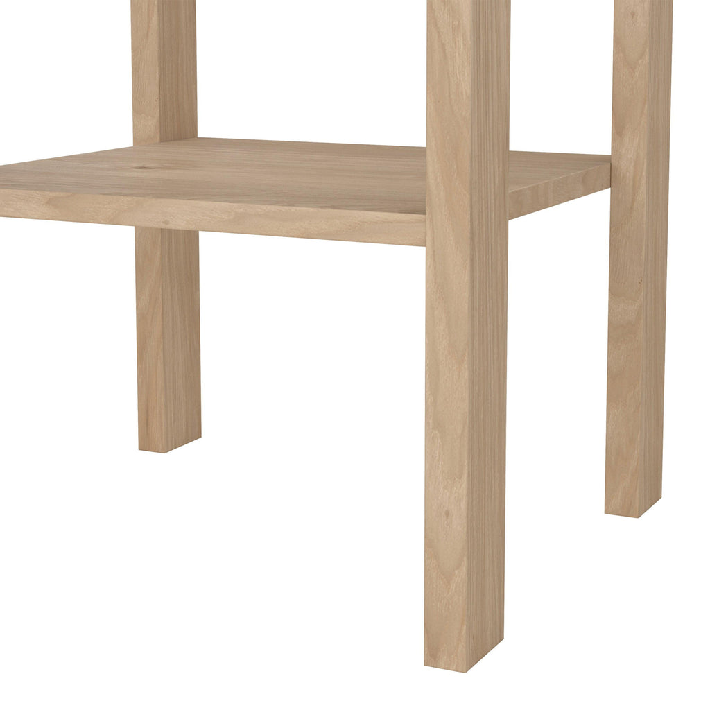 Madrid Bedside Table with 1 Drawers in Jackson Hickory Oak - image 9