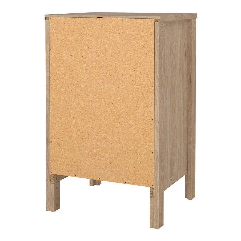 Madrid Bedside Table 3 Drawers in Jackson Hickory Oak - image 5