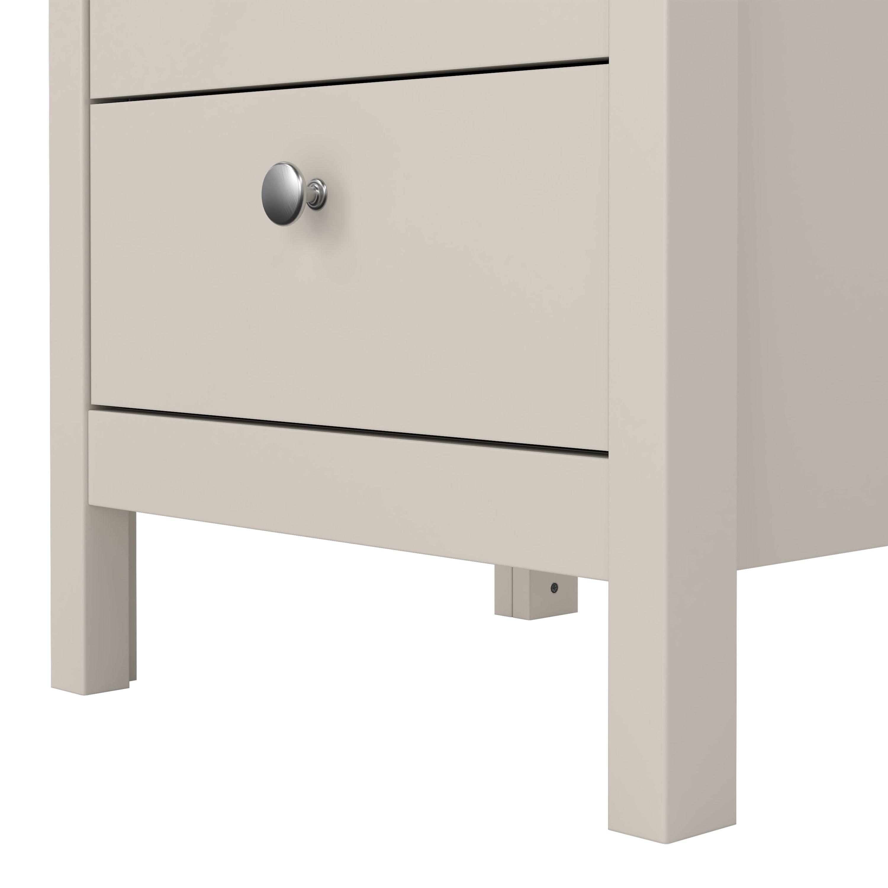 Madrid Bedside Table 3 Drawers in Cashmere - image 8