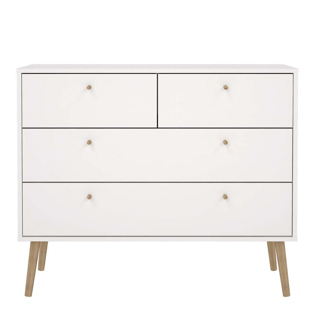 Cumbria Chest 2 + 2 Drawers White - image 2