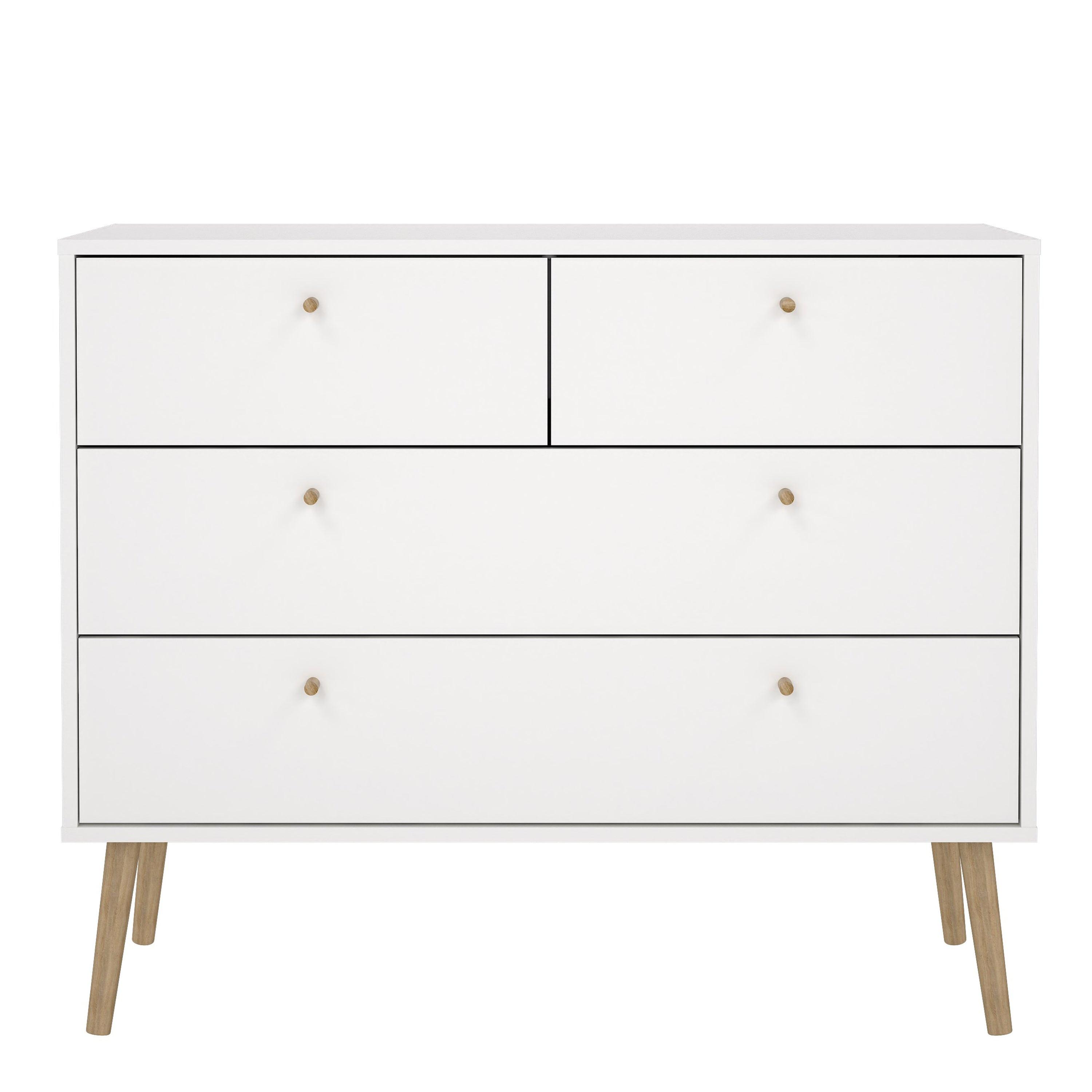 Cumbria Chest 2 + 2 Drawers White - image 2