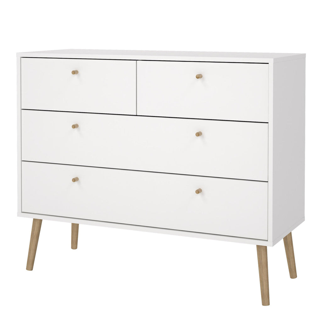 Cumbria Chest 2 + 2 Drawers White - image 3
