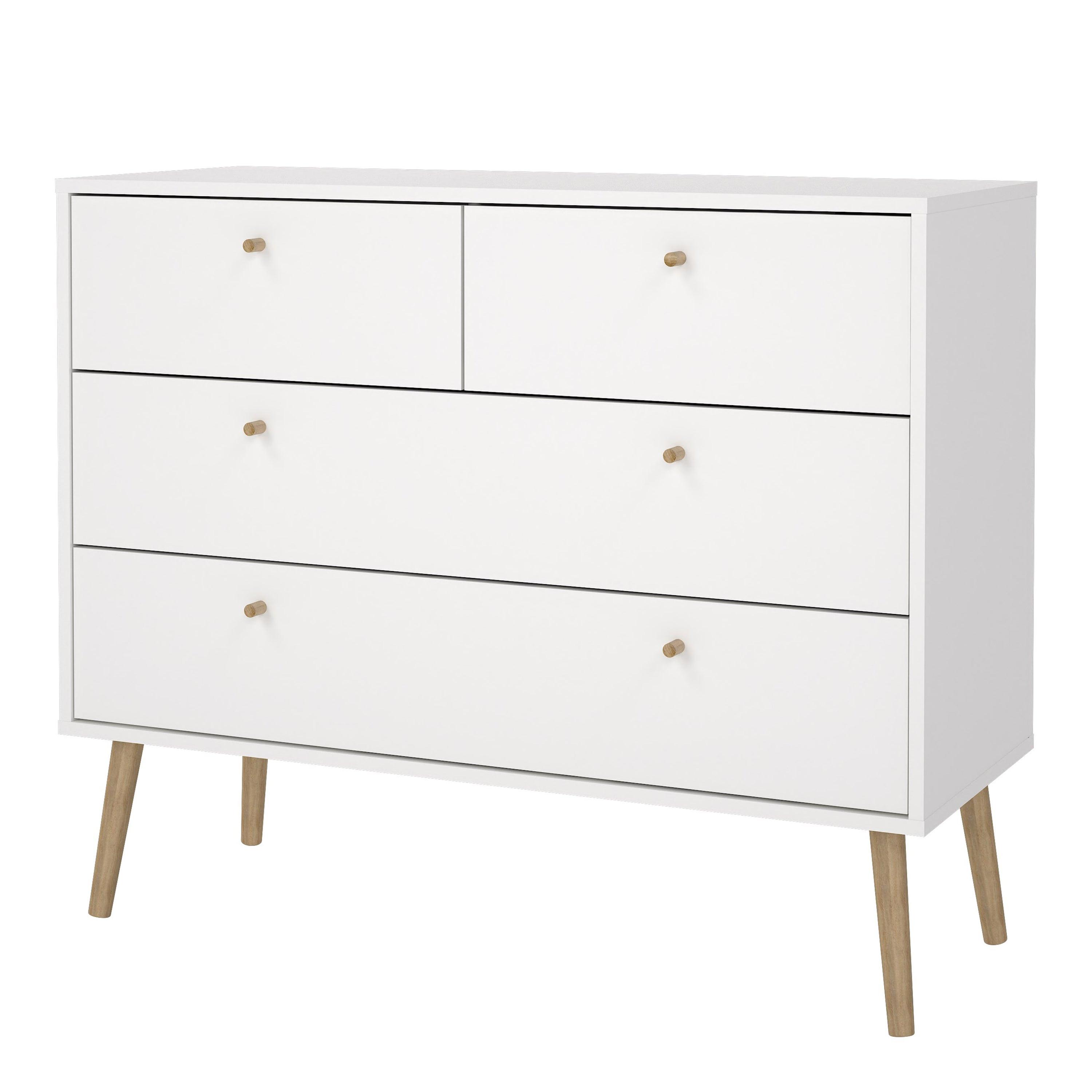 Cumbria Chest 2 + 2 Drawers White - image 3