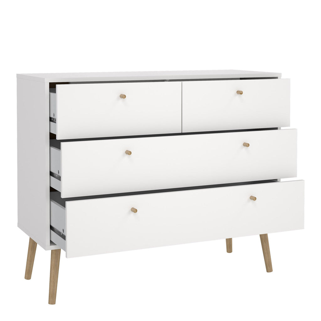 Cumbria Chest 2 + 2 Drawers White - image 5
