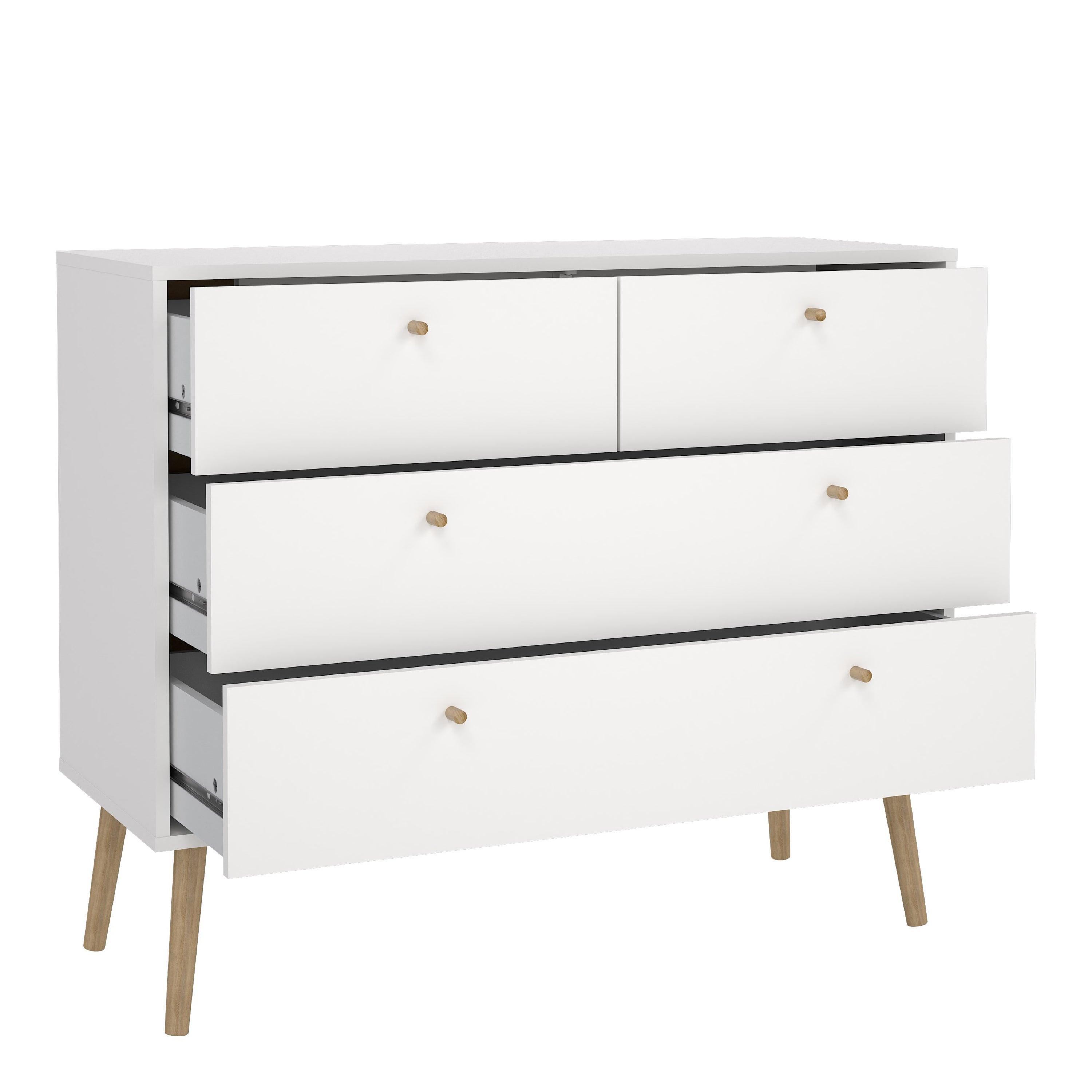 Cumbria Chest 2 + 2 Drawers White - image 5