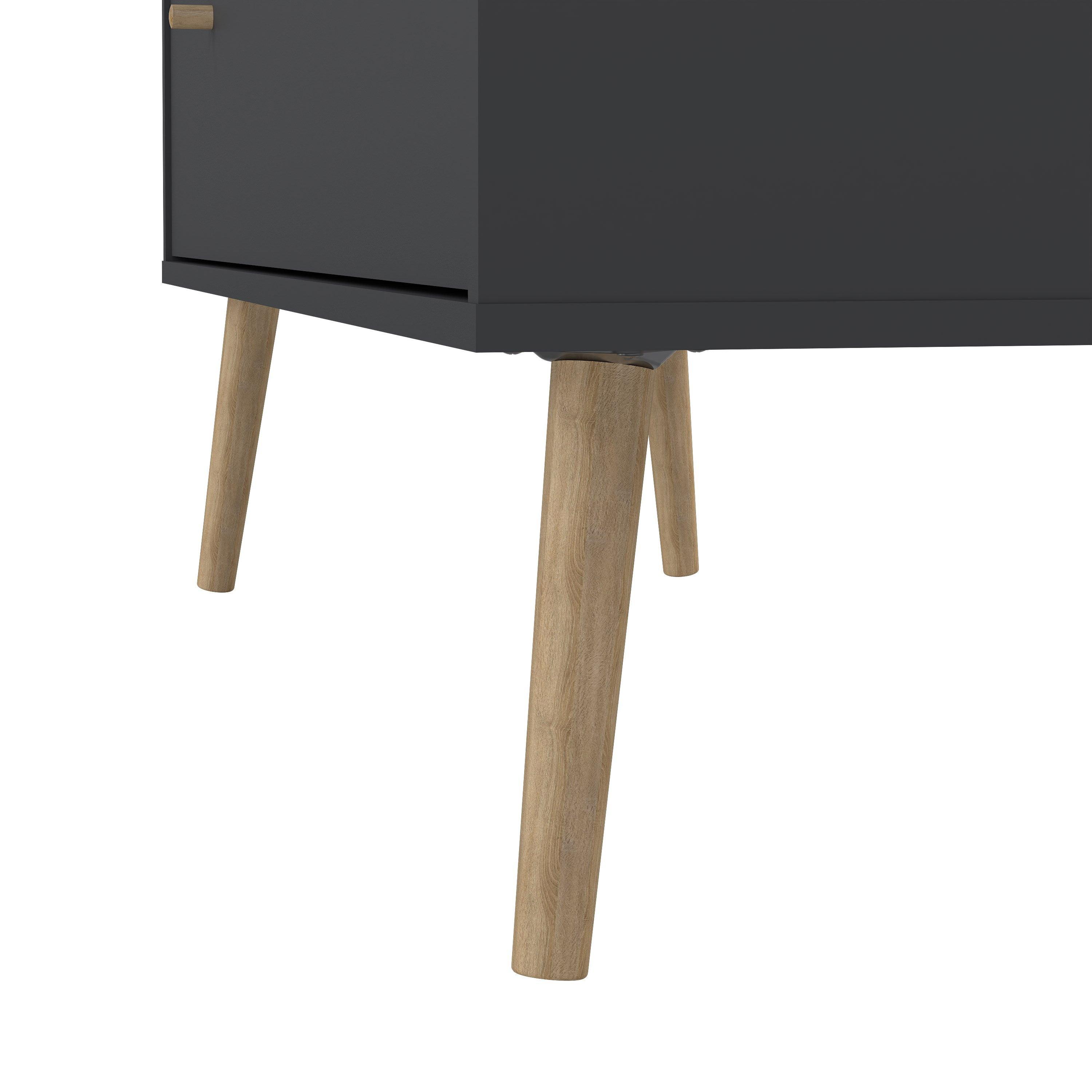 Cumbria Chest 2 + 2 Drawers Dark Grey - image 10