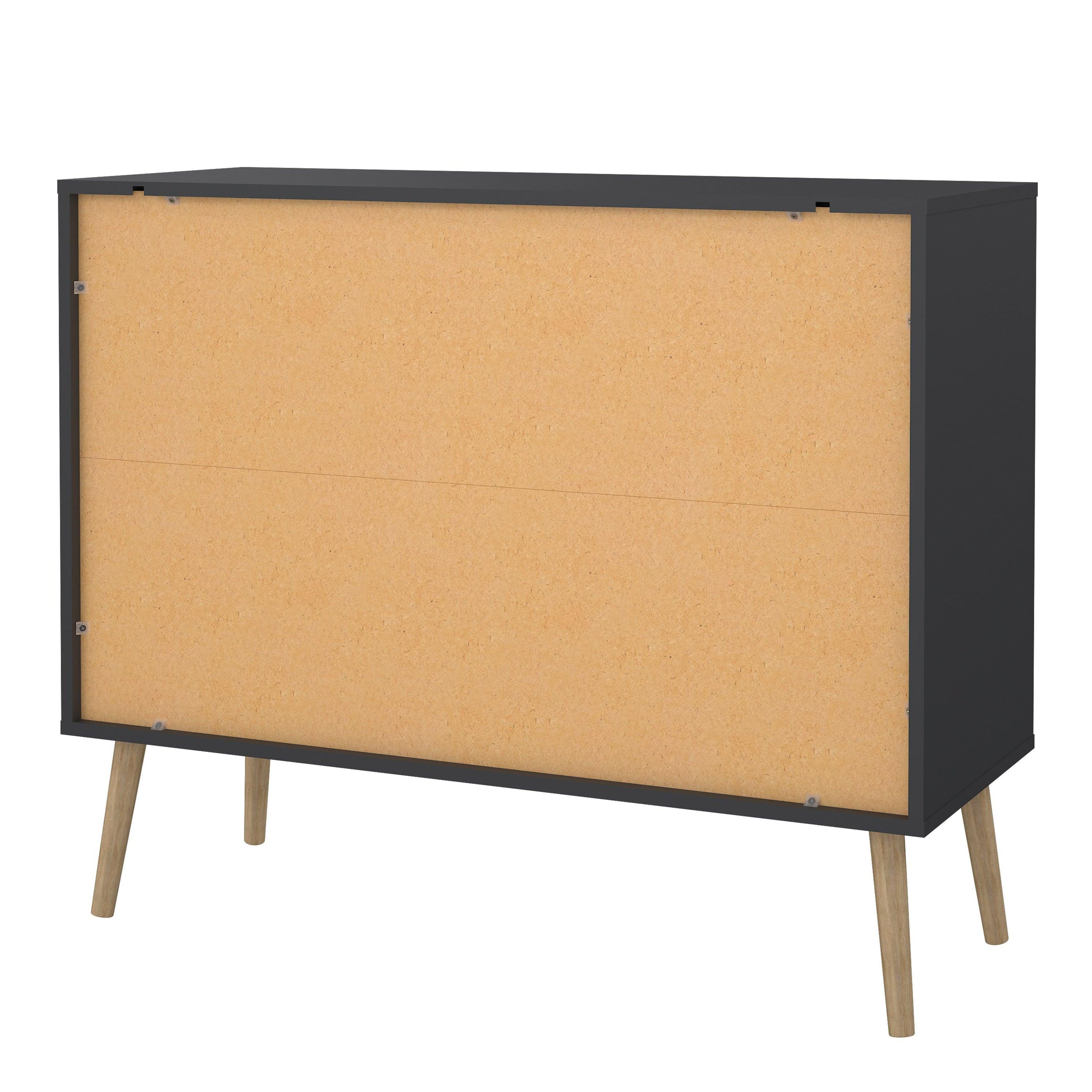 Cumbria Chest 2 + 2 Drawers Dark Grey - image 4