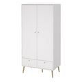 Cumbria Wardrobe with 2 Doors + 2 Drawers White - image 3