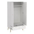Cumbria Wardrobe with 2 Doors + 2 Drawers White - image 5