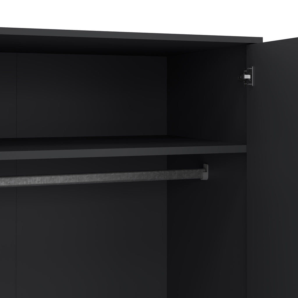Cumbria Wardrobe with 2 Doors + 2 Drawers Dark Grey - image 11