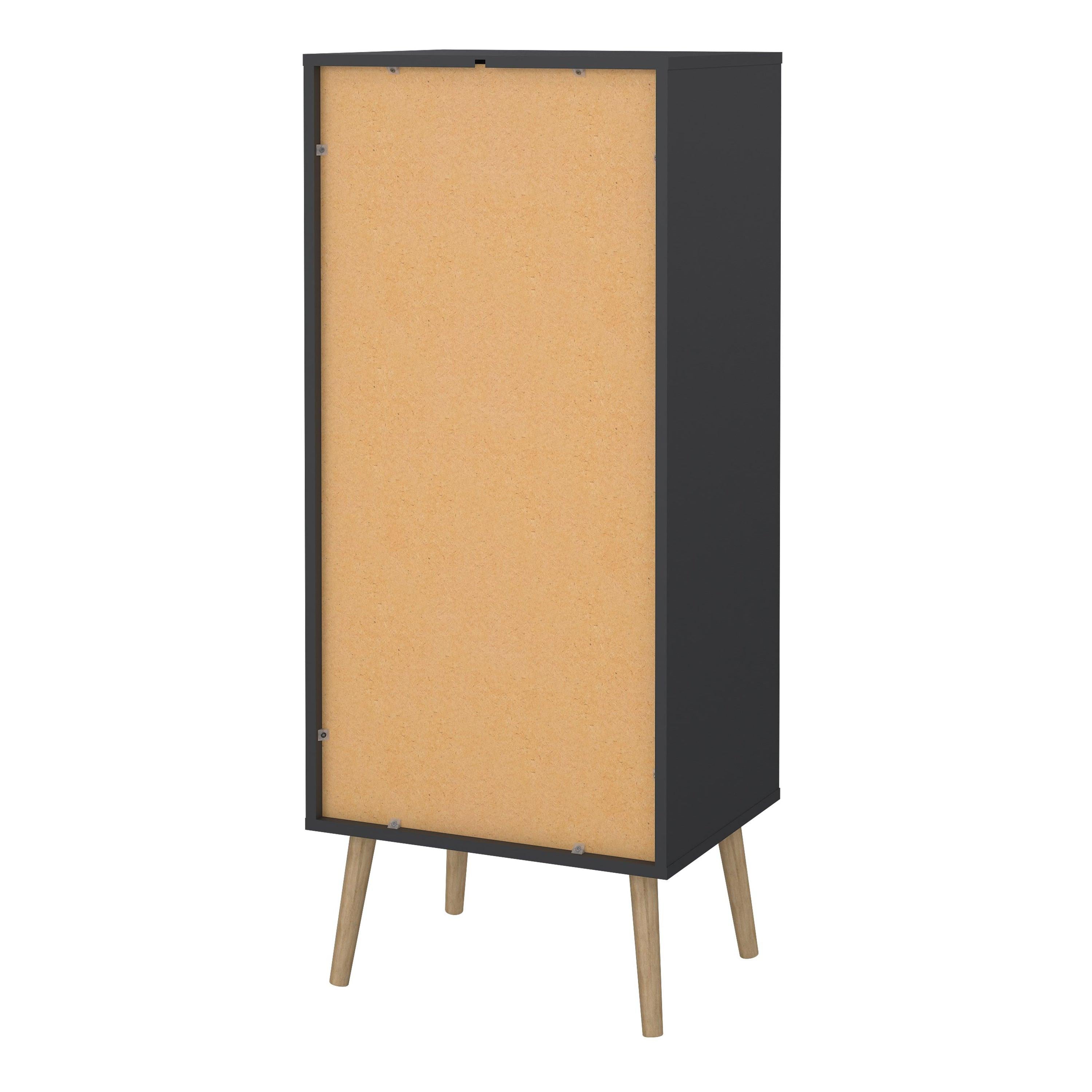 Cumbria Chest 5 Drawers Dark Grey - image 4