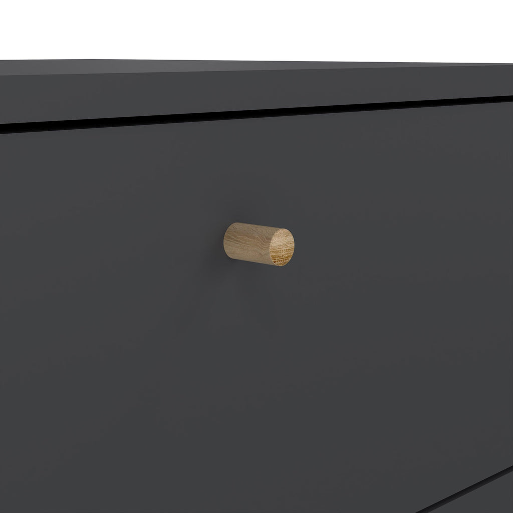 Cumbria Chest 5 Drawers Dark Grey - image 8