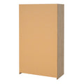 Uppsala Open Wardrobe Unit in Jackson Hickory Oak with a Beige Textile Curtain - image 4