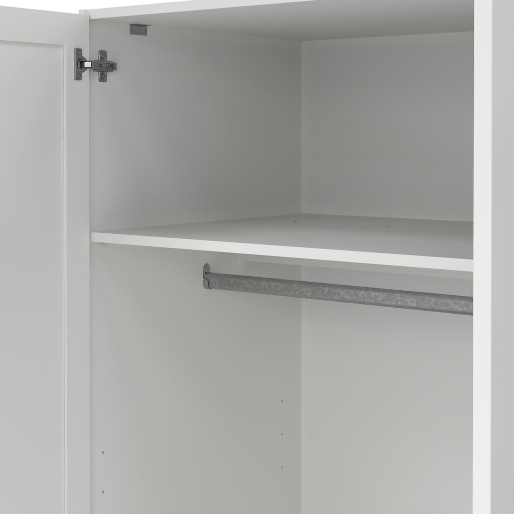 Brande Wardrobe with 3 Frame Doors in White - image 10