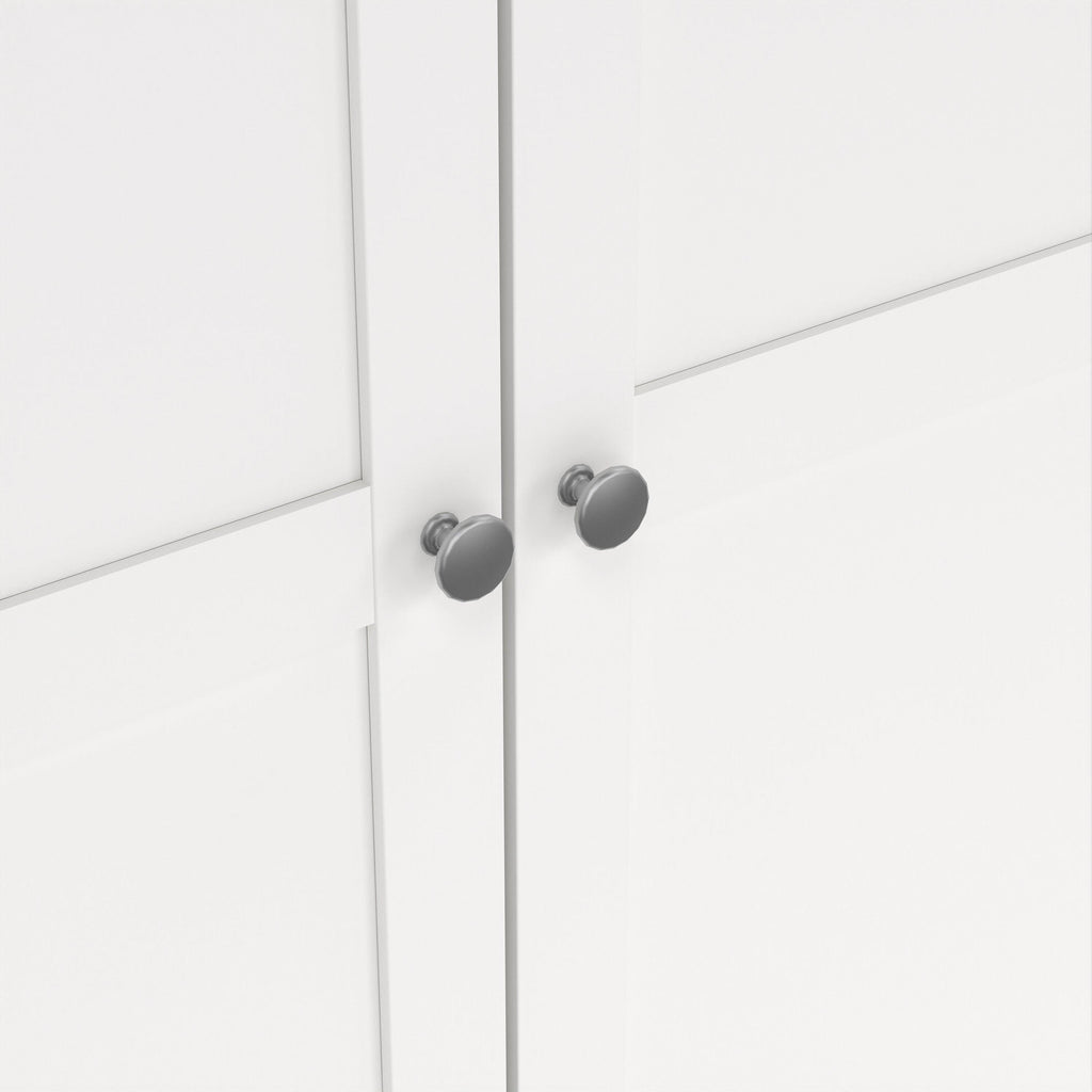 Brande Wardrobe with 3 Frame Doors in White - image 11