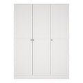 Brande Wardrobe with 3 Frame Doors in White - image 2