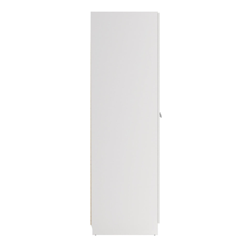 Brande Wardrobe with 3 Frame Doors in White - image 4