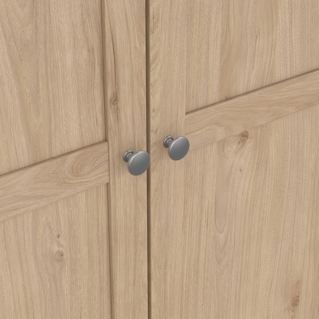 Brande Wardrobe with 3 Frame Doors in Jackson Hickory Oak - image 10