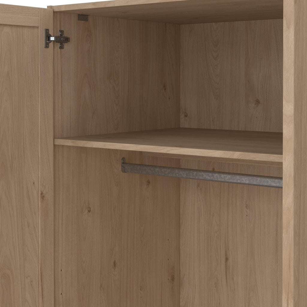 Brande Wardrobe with 3 Frame Doors in Jackson Hickory Oak - image 11