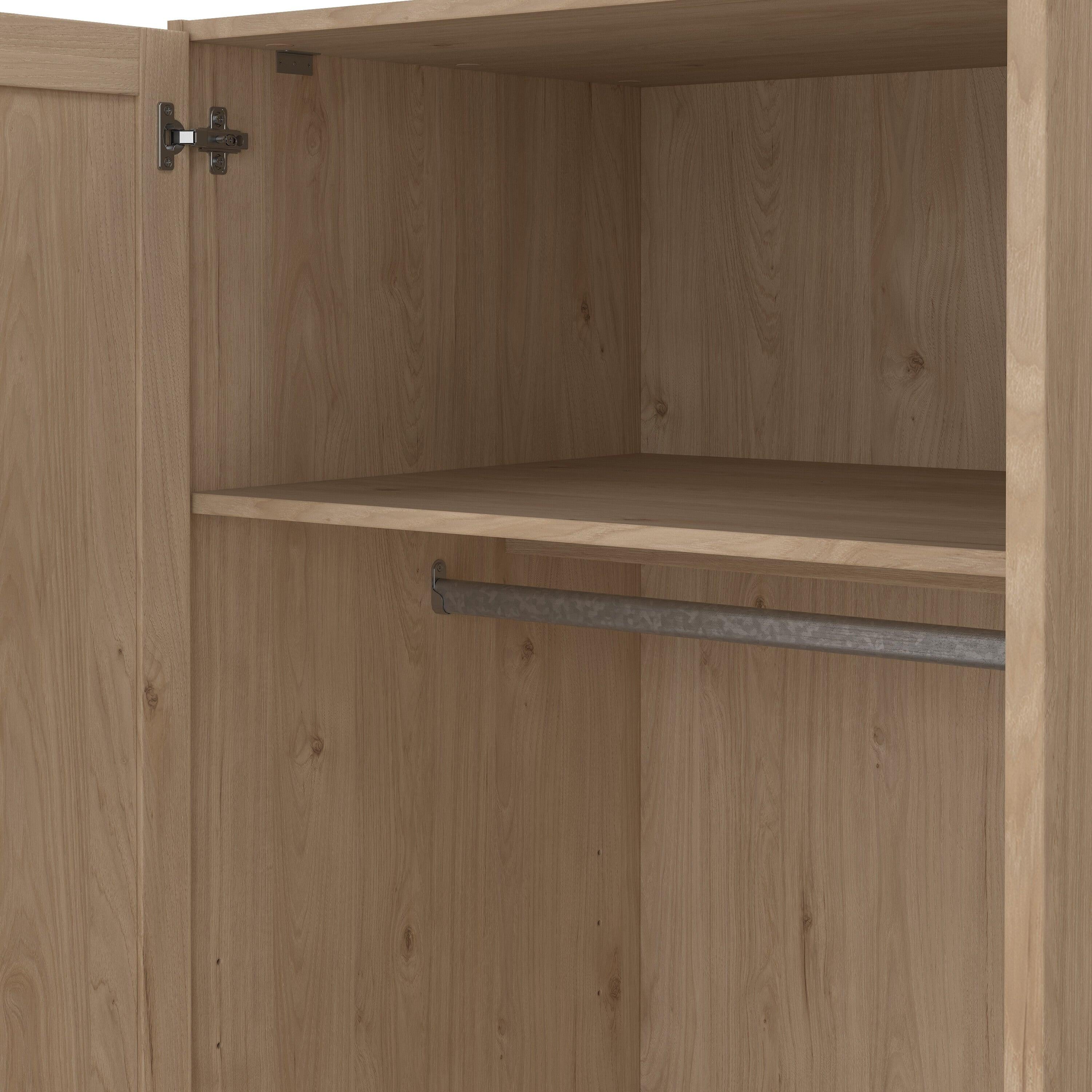 Brande Wardrobe with 3 Frame Doors in Jackson Hickory Oak - image 11